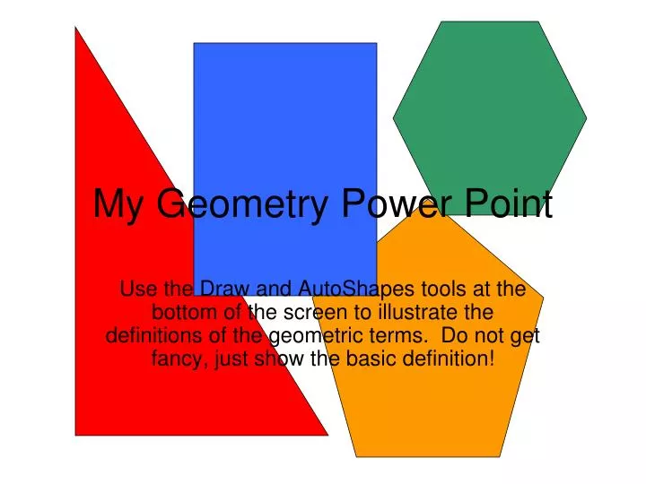 ppt my geometry power point powerpoint presentation id 5384217