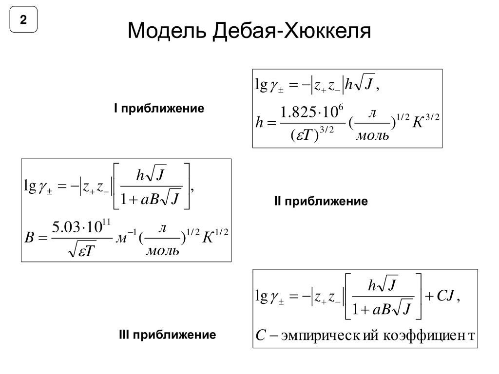 Теория теплоемкости дебая
