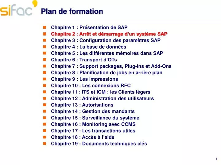 PPT  Plan de formation PowerPoint Presentation, free download  ID5384761