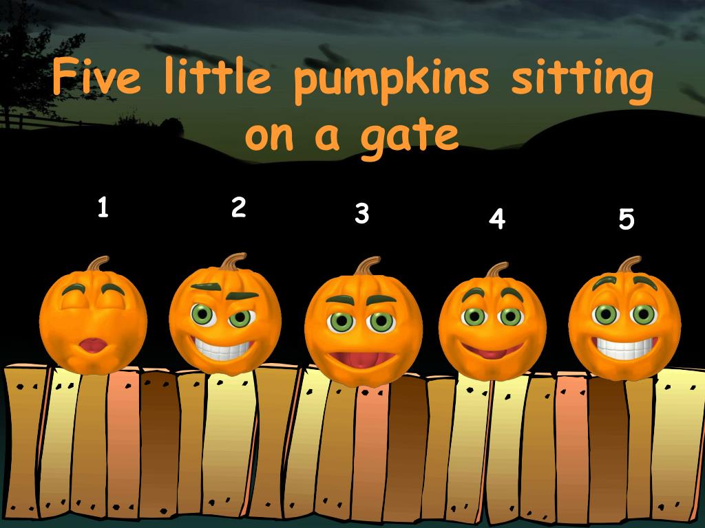 PPT 5 Little Pumpkins Song by Raffi Adapted by Christi Seward and
