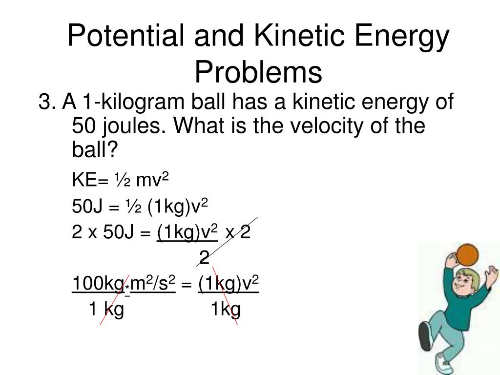 problem solving in kinetic energy with answer