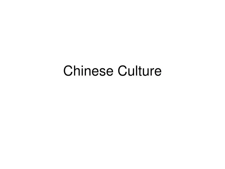 chinese culture n.