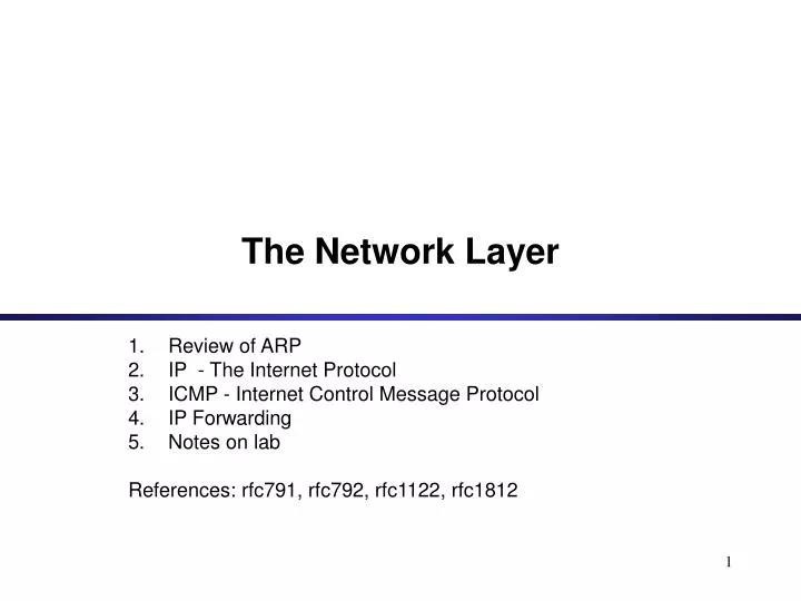 PPT - The Network Layer PowerPoint Presentation, free download - ID:5387179