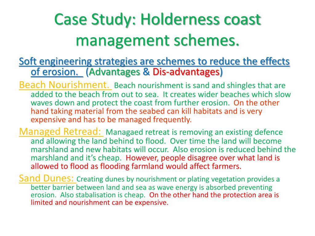 case study of coastal management