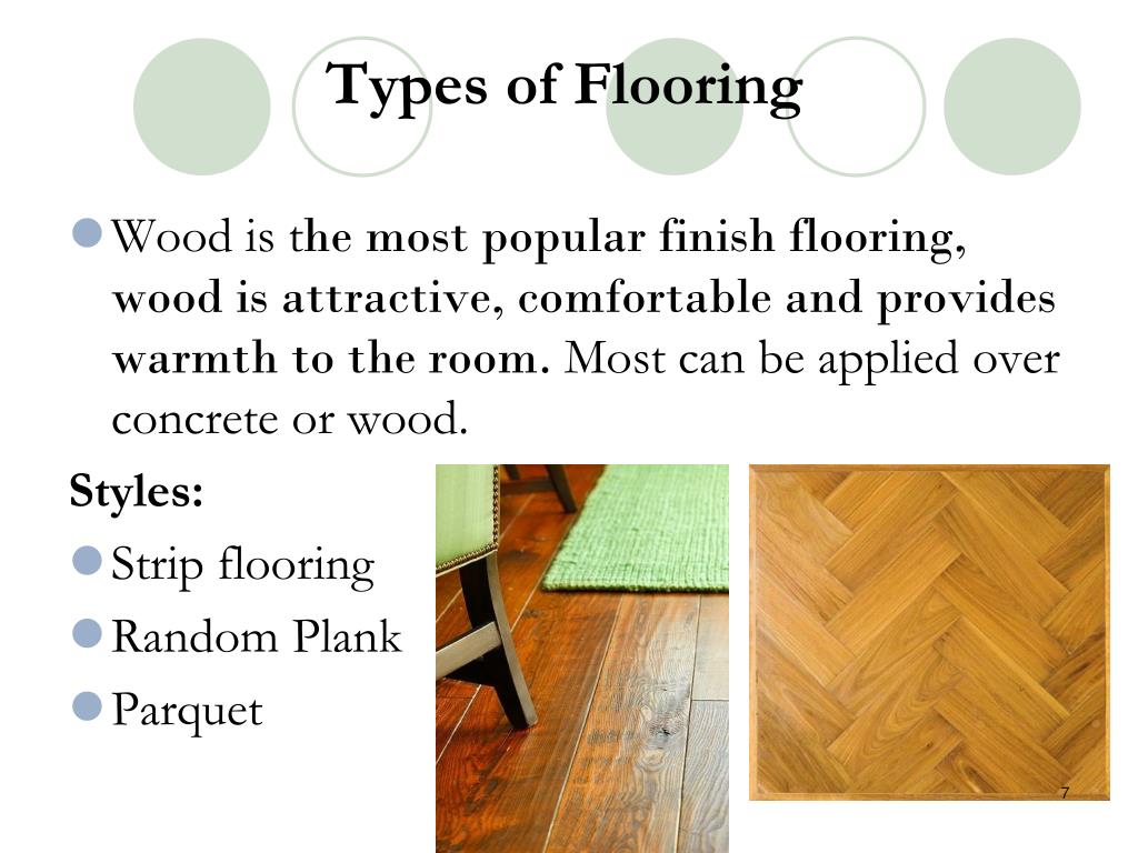 Types of flooring materials ppt floor roma
