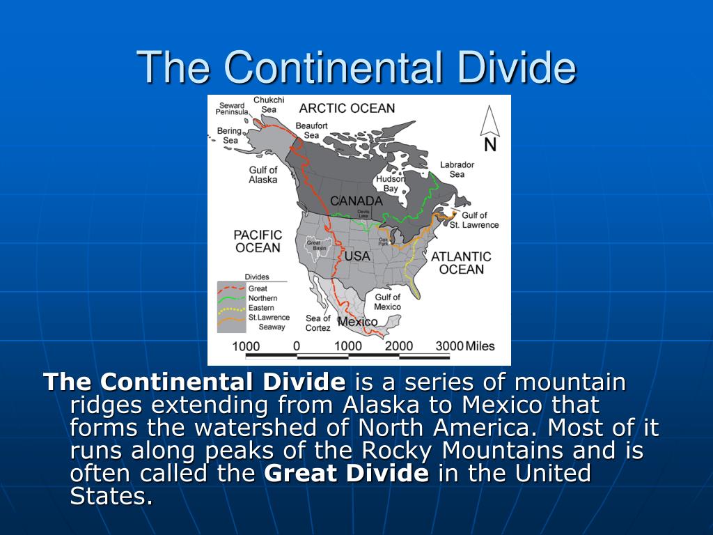 PPT Geographical Features of the United States PowerPoint