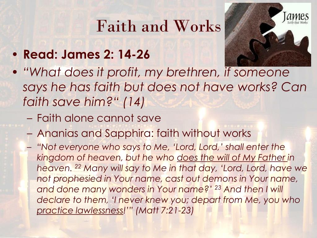 Ppt Faith And Works James 2 Powerpoint Presentation Free Download