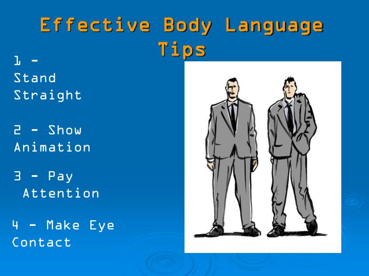 presentation mastery level 2 effective body language