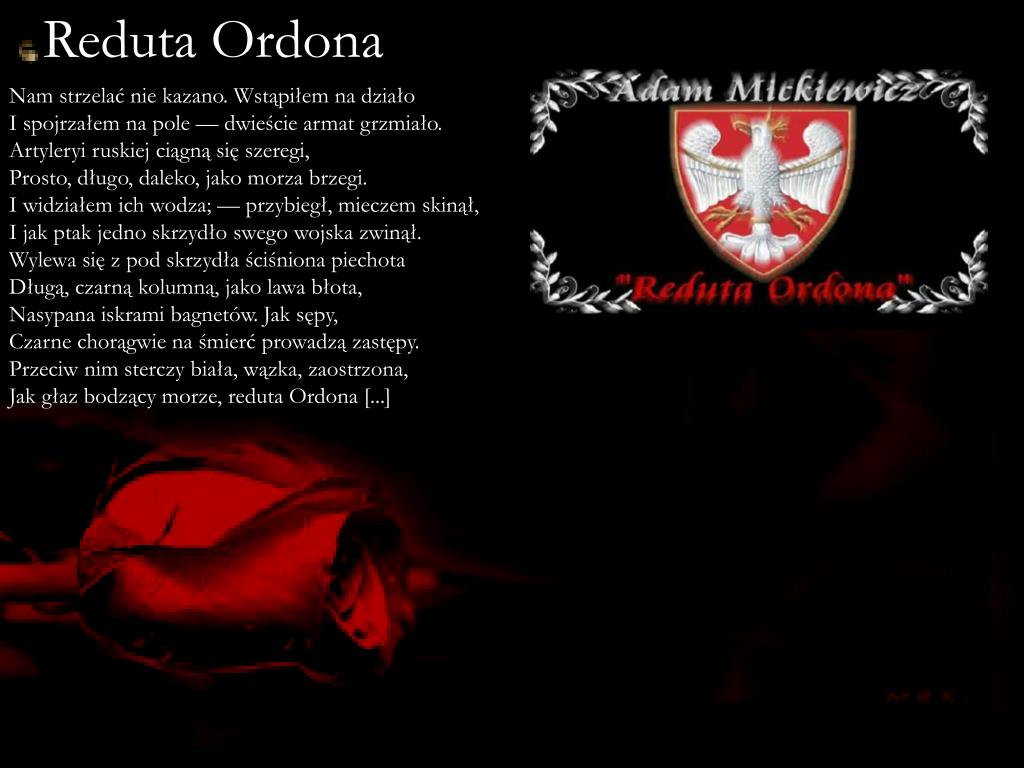 Reduta Ordona Pytania I Odpowiedzi PPT - Reduta Ordona PowerPoint Presentation, free download - ID:5390743