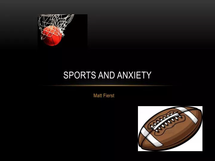 sports and anxiety n.