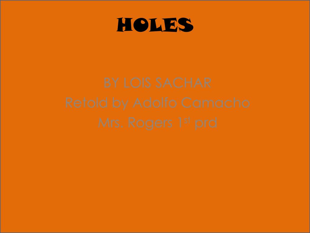 PPT - holes PowerPoint Presentation, free download - ID:3194367