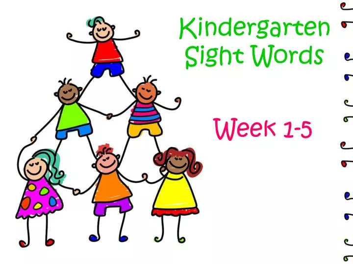 kindergarten sight words n.