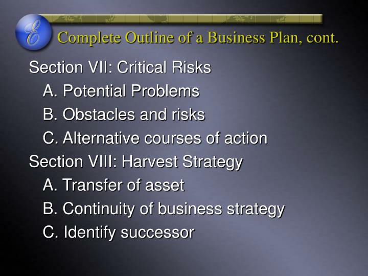 an outline of the business plan Business plan outline guidelines for business planning the business plan is your pathway to profit it can mean the difference between success and. an outline of the business plan Business plan outline guidelines for business planning the business plan is your pathway to profit it can mean the difference between success and.
