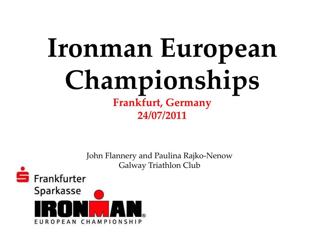 Frankfurter Sparkasse Ironman European Championship 2012