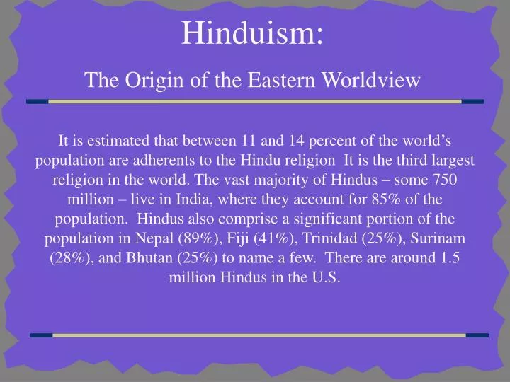 an overview of hinduism one of the worlds oldest religions in existence an overview of hinduism one of the worlds oldest religions in existence