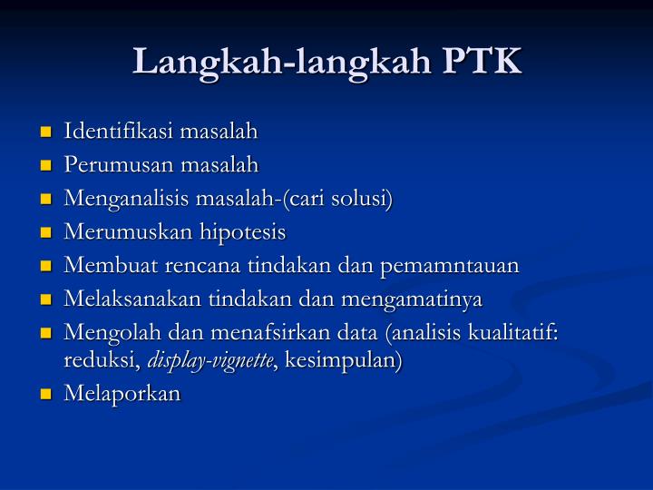 PPT - DASAR-DASAR PENULISAN PENELITIAN TINDAKAN KELAS 