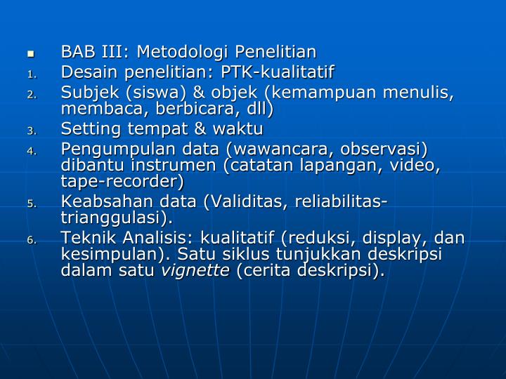 PPT - DASAR-DASAR PENULISAN PENELITIAN TINDAKAN KELAS 