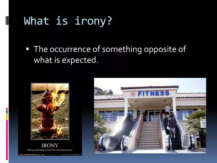 irony powerpoint presentation