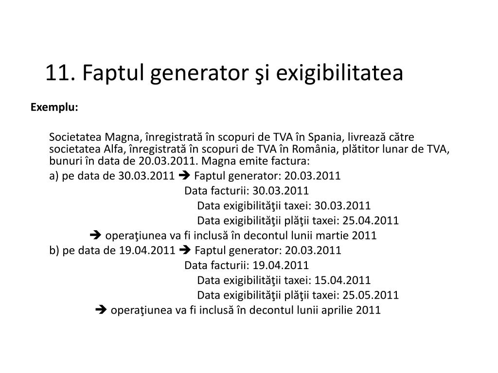 PPT - Taxa pe Valoarea Adaugata PowerPoint Presentation, free download -  ID:5396455
