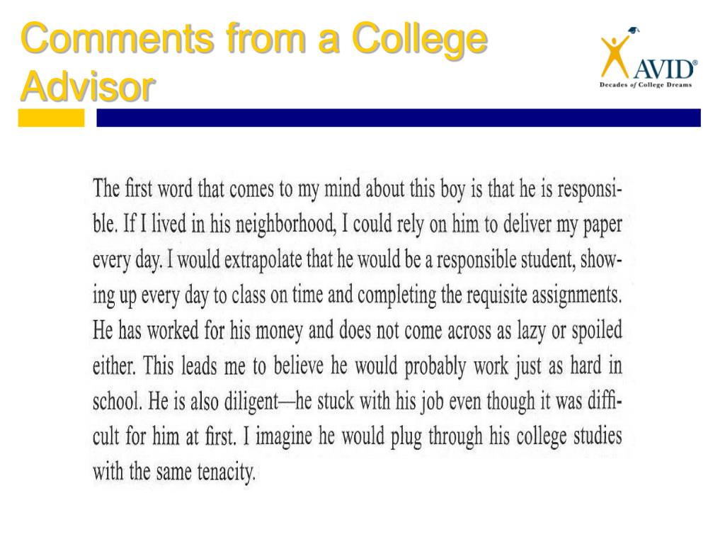 College admissions essay powerpoint