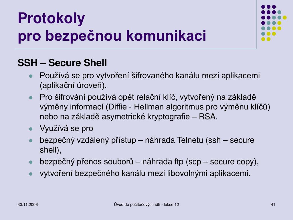 PPT - Šifrování a bezpečnost PowerPoint Presentation, free download -  ID:5397718