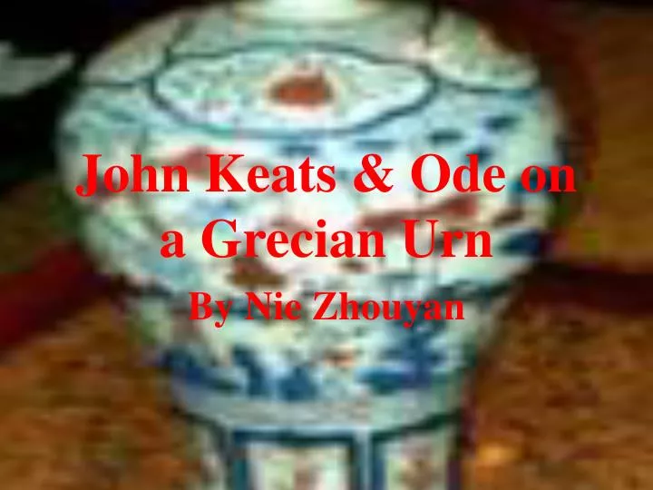 john keats ode on a grecian urn n.
