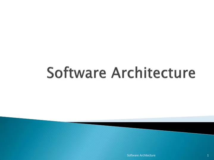 PPT - Software Architecture PowerPoint Presentation, free download - ID ...