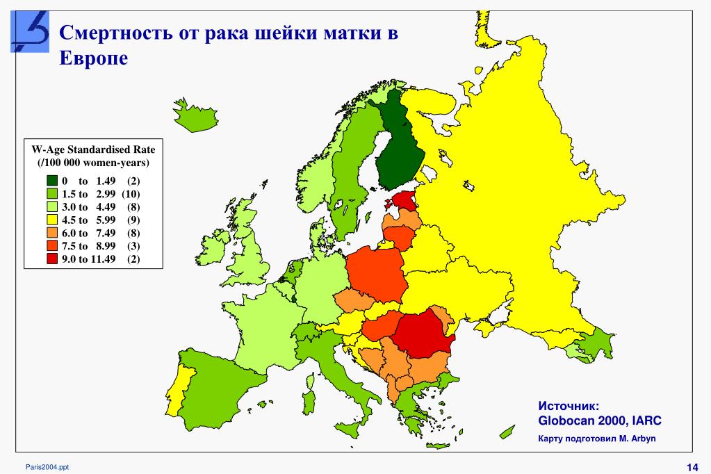 Статистика рака в мире. Статистика онкологии в Европе. Карта онкологии. Онкология по странам Европы.