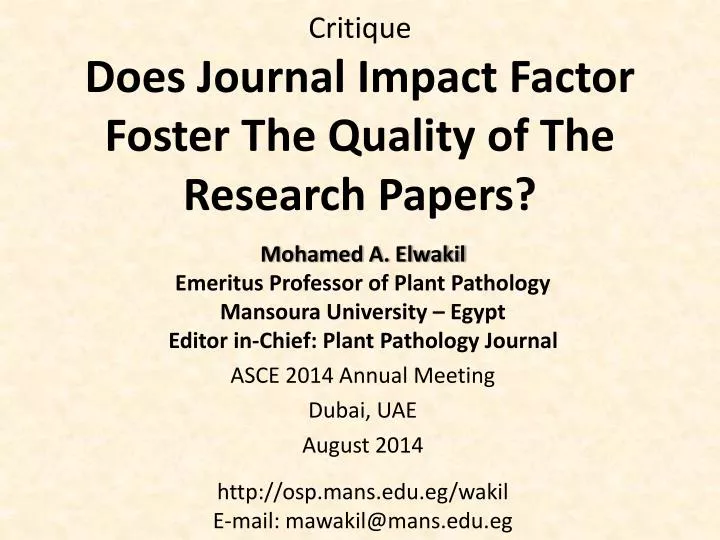 research papers ppt