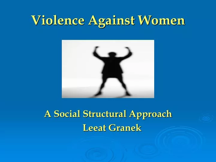 PPT - Violence Against Women PowerPoint Presentation, Free Download ...