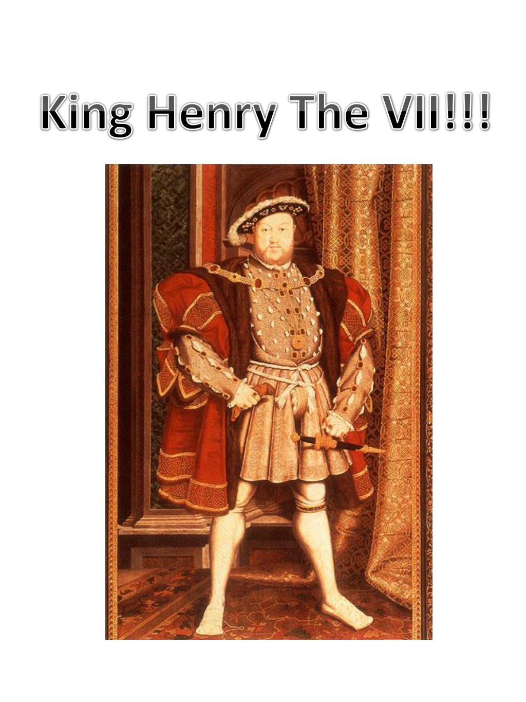 Speech On King Henry Viii