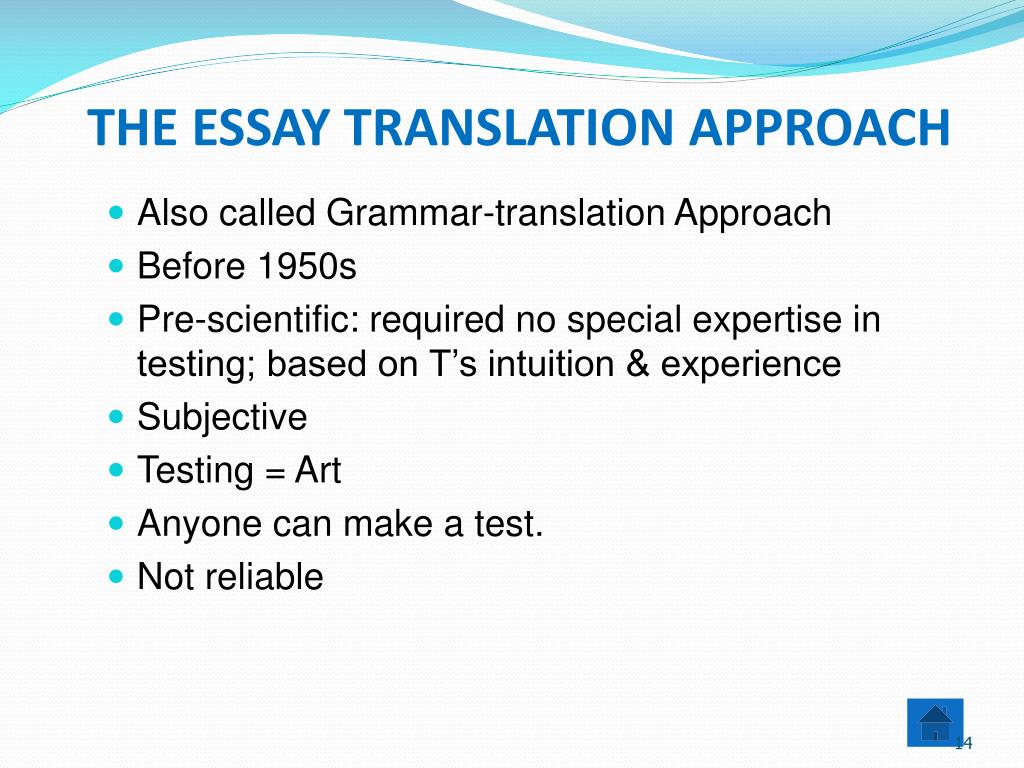 essay about translation