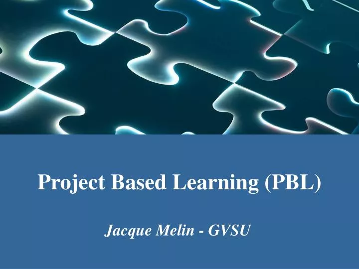 project based learning pbl n.