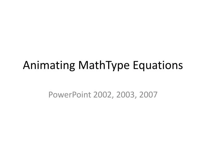 powerpoint mathtype powerpoint mathtype