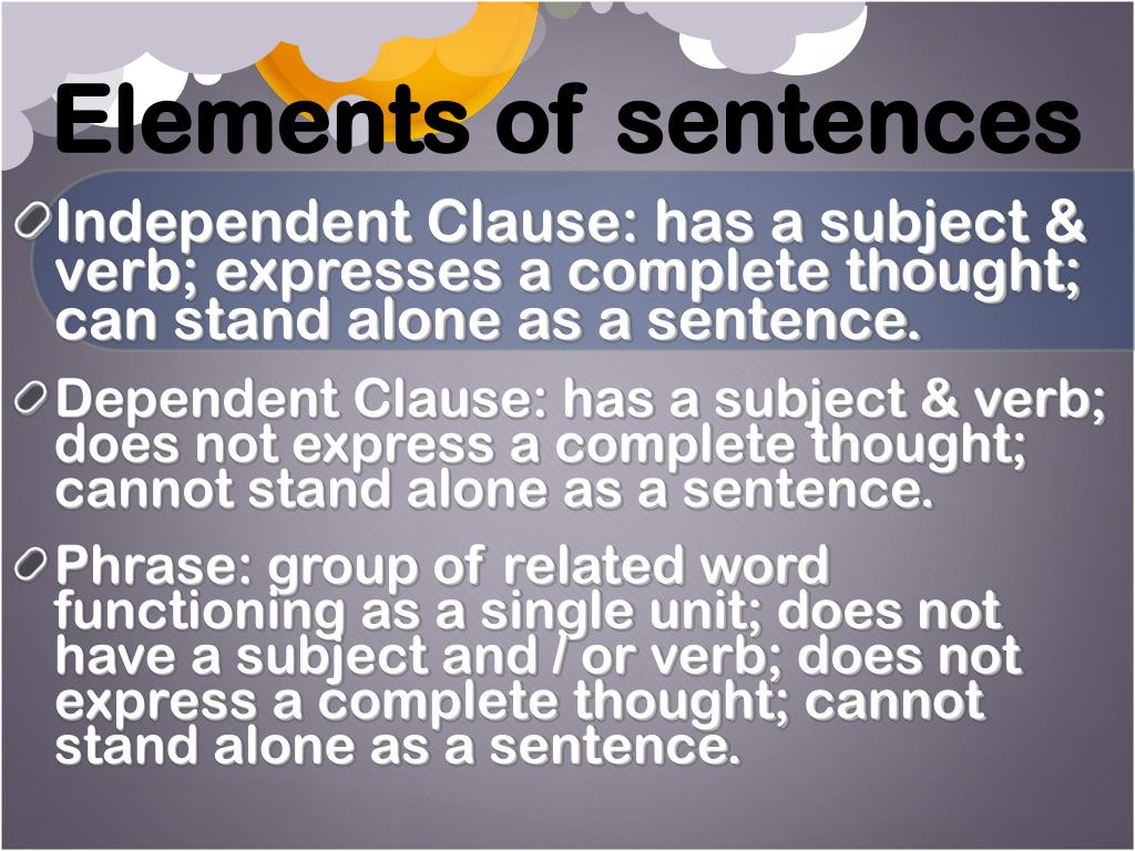 PPT - 4 basic sentence structures PowerPoint Presentation, free ...