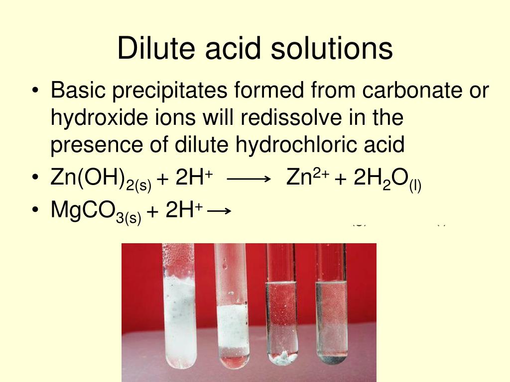 dilute ammonia solution