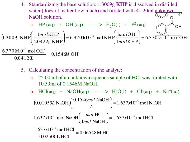 PPT AcidBase Titrations A. Definition volumetric analysis of the