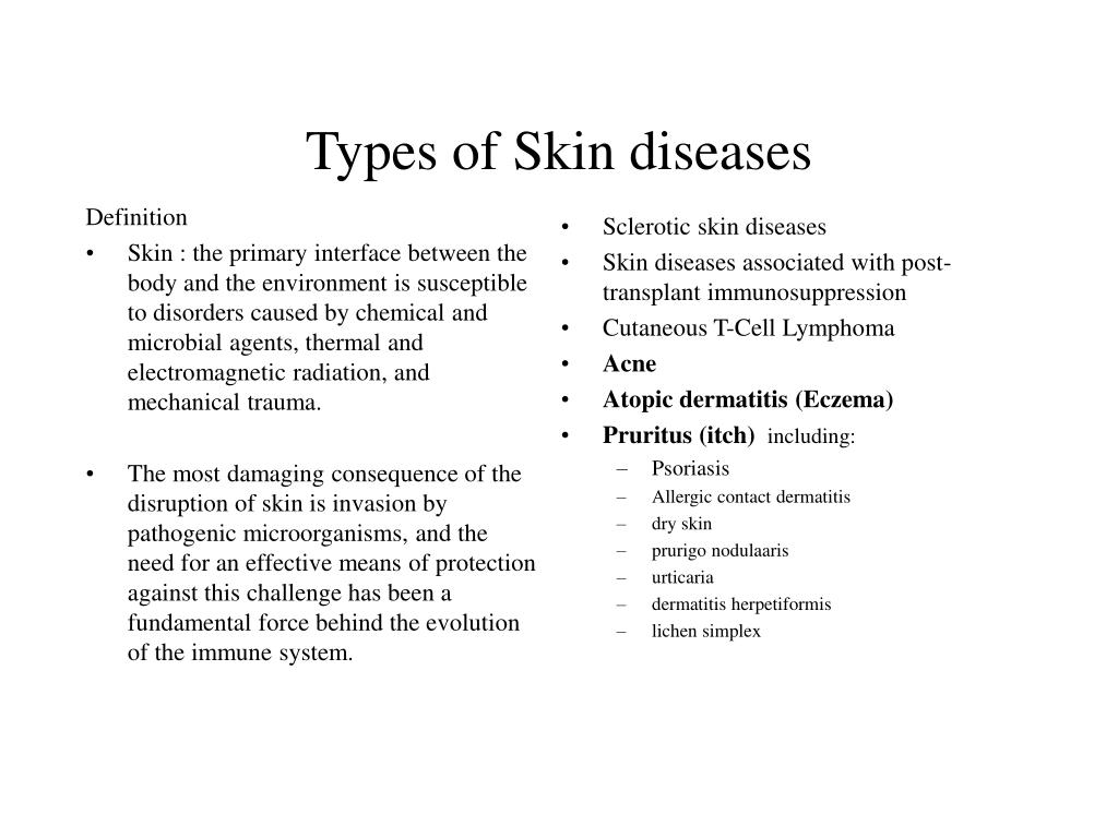skin disease thesis topics