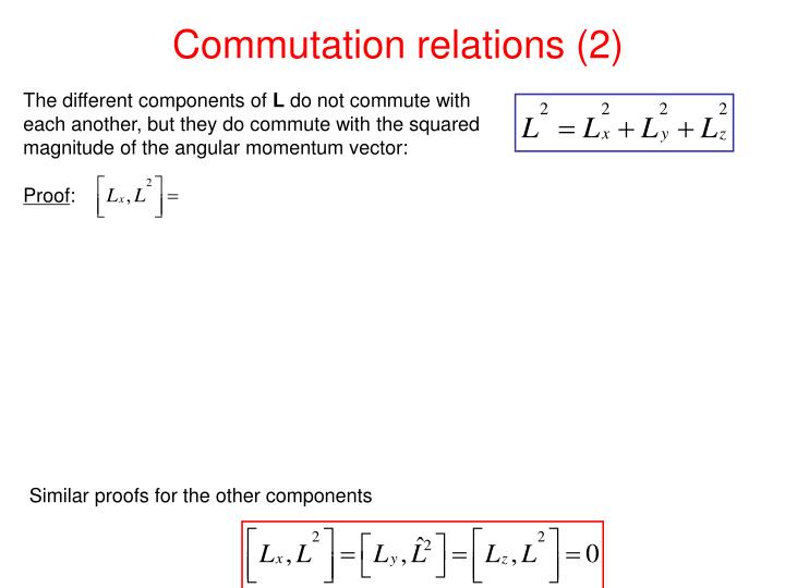 PPT - Angular momentum in quantum mechanics PowerPoint Presentation ...