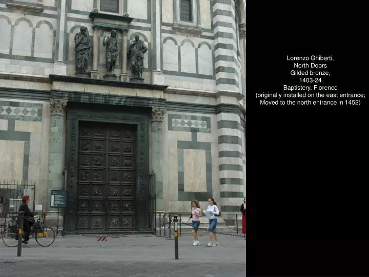 Ppt Lorenzo Ghiberti North Doors Gilded Bronze 1403 24
