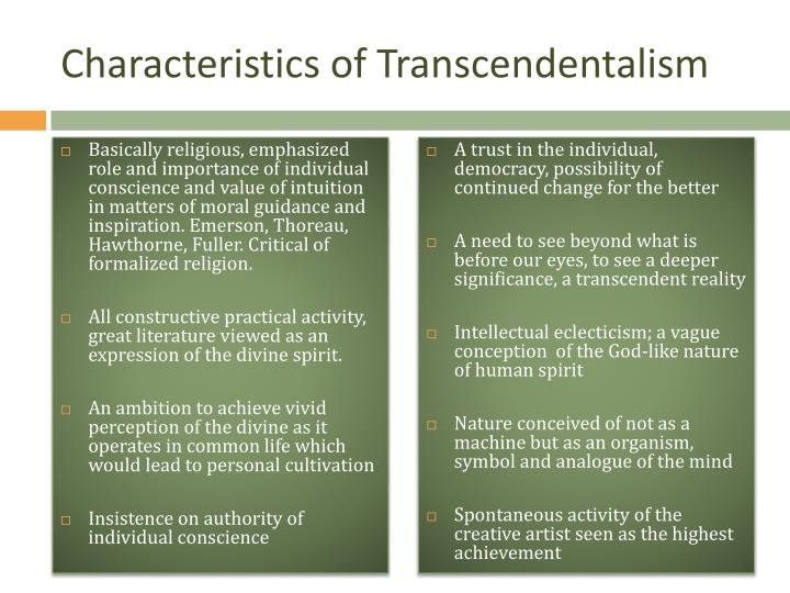 practicing transcendentalism practicing transcendentalism