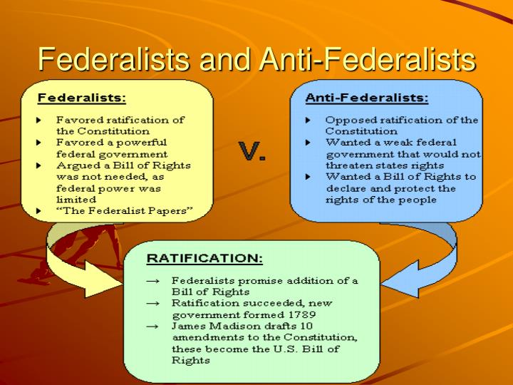 Differences Between The Federalists And Anti-Federalists