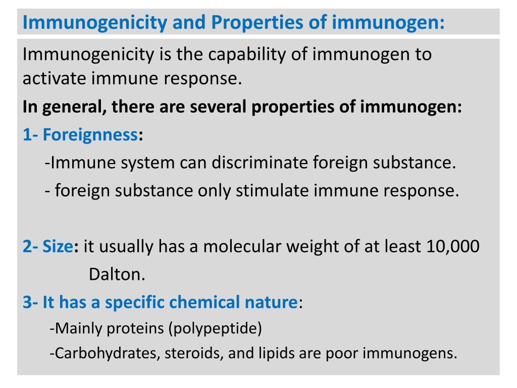 PPT Antigens, Immunogens , Epitopes, and Haptens PowerPoint