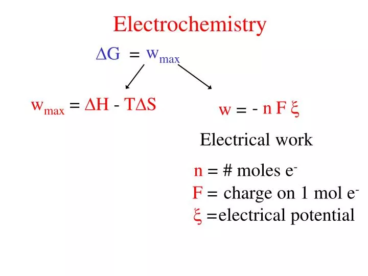 PPT Electrochemistry PowerPoint Presentation, free download ID5406612
