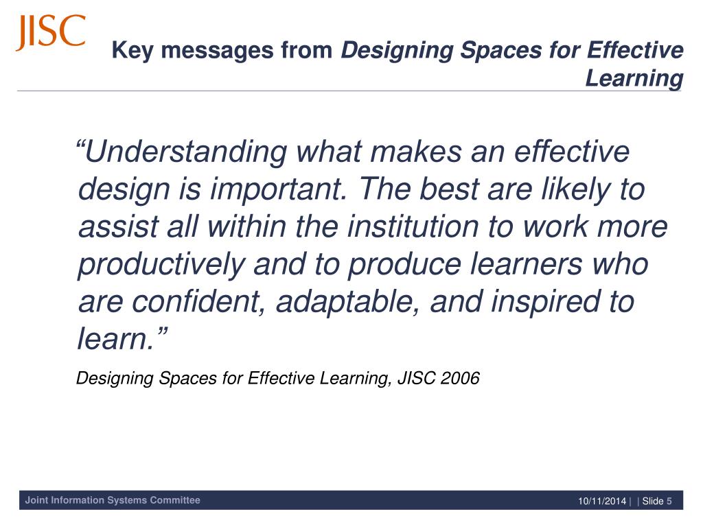 PPT - Designing Spaces for Effective Learning PowerPoint Presentation ...