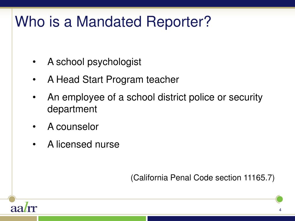 Ppt mandated reporting powerpoint presentation free download id