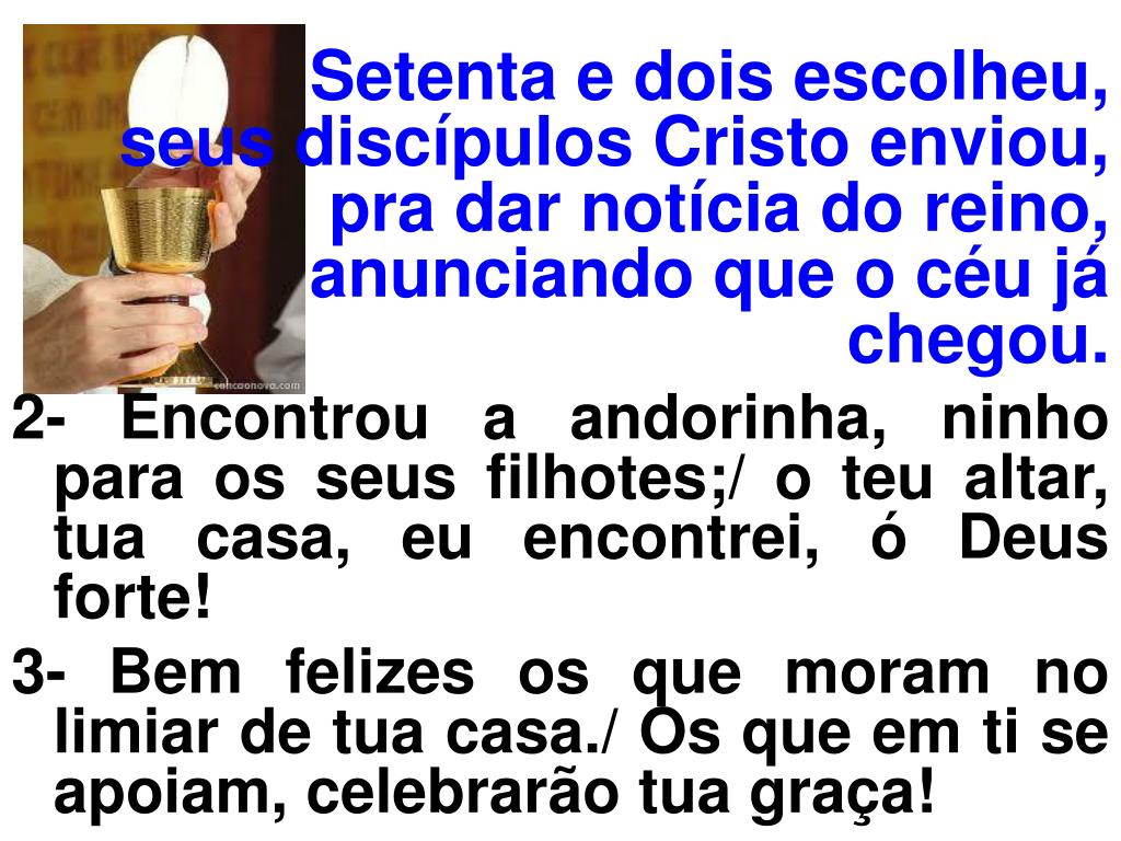 PPT - BEM-VINDOS À 14ª semana COMUM! Festa de Santa Paulina de