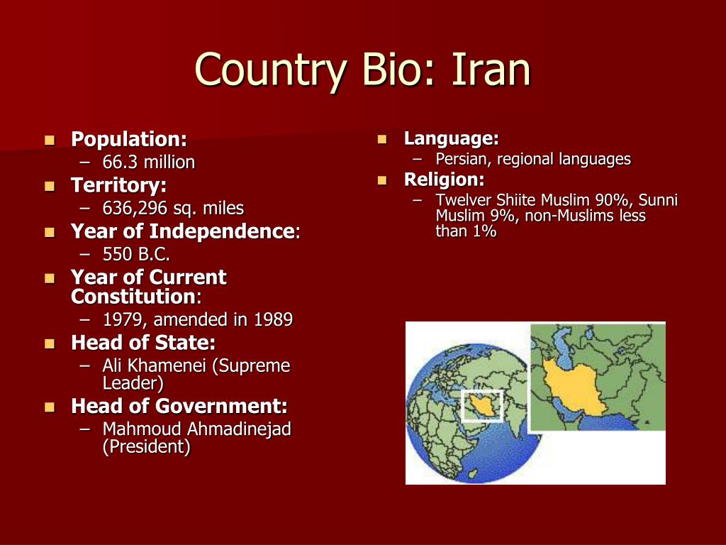 PPT - Introduction to Iran / Evolution of the Iranian State PowerPoint