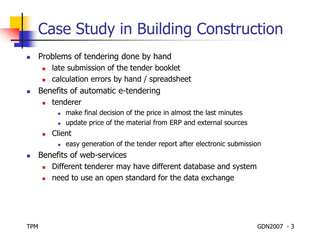 case study examples construction industry