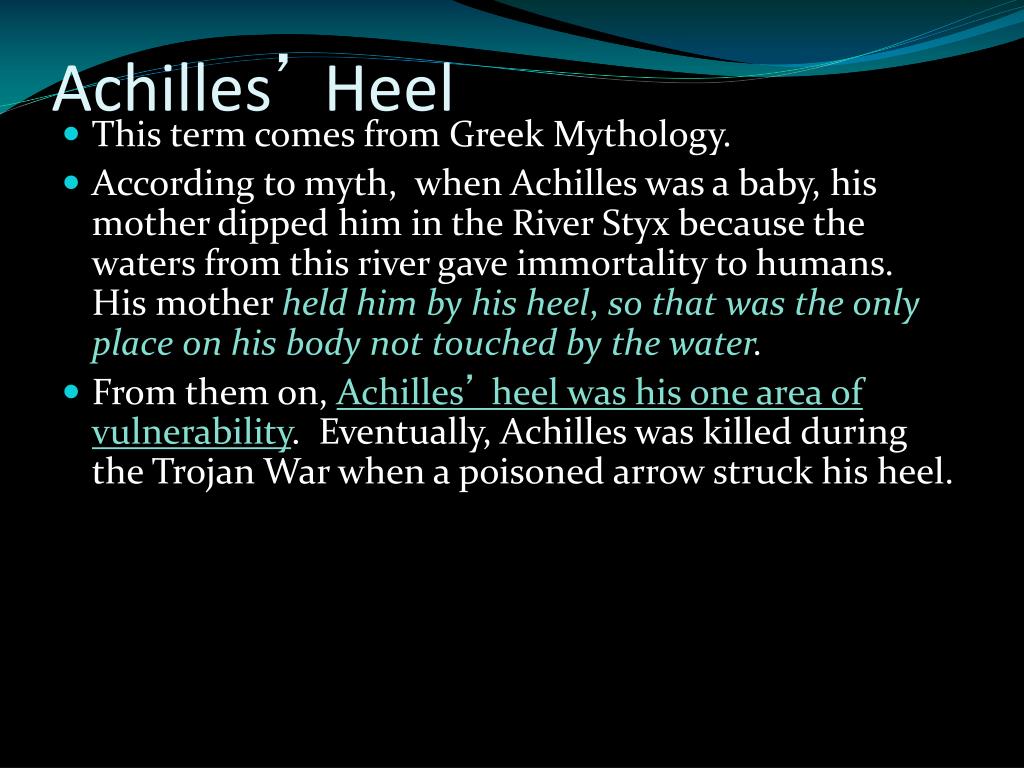 Your 'Achilles Heel': More than a Metaphor | Shore Physicians Group